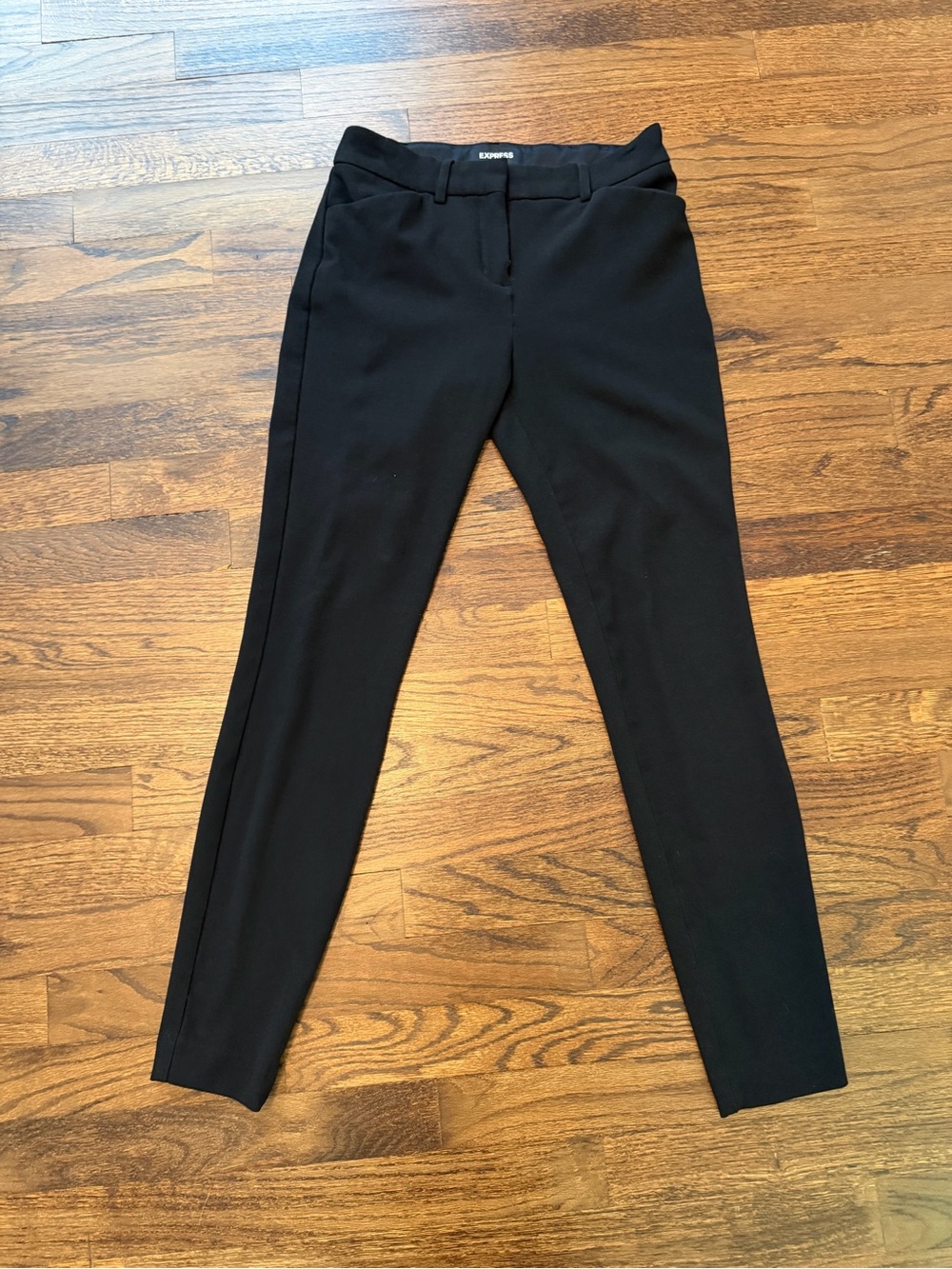 Express Midrise Skinny Black Pants, Size 0R